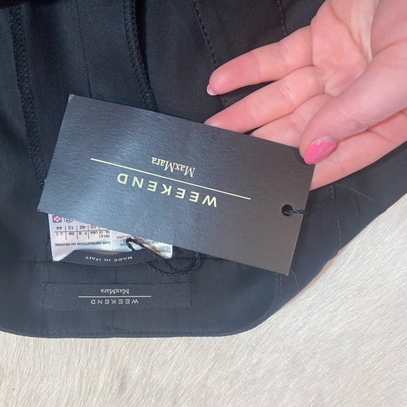 Weekend Max Mara black wool-blended tailored trousers - Picture 11 of 15